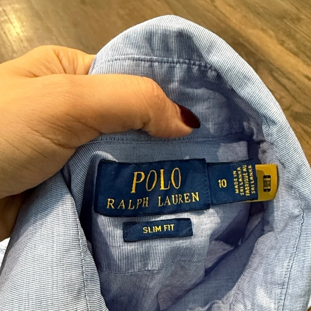 Ralph Lauren Light Blue Casual Button-Down Shirt